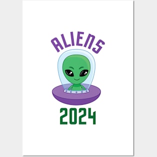 Aliens 2024 Posters and Art
